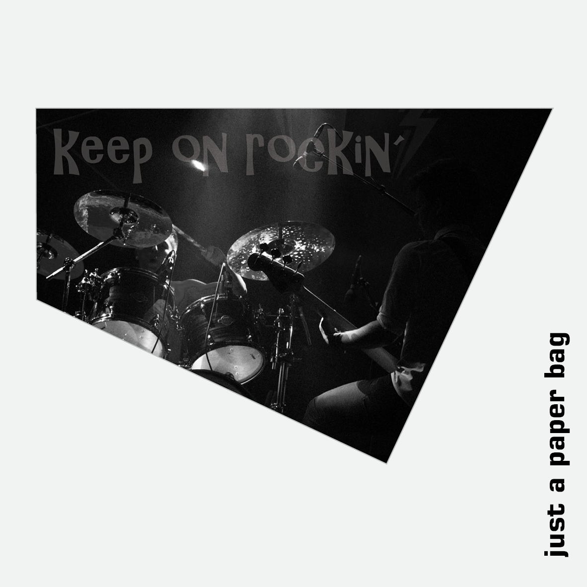paper bag | rock