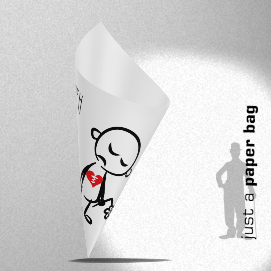 paper bag | broken heart boy