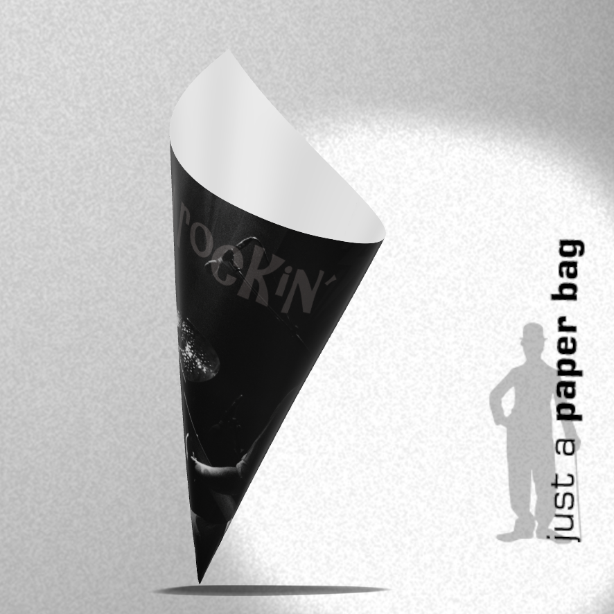 paper bag | rock